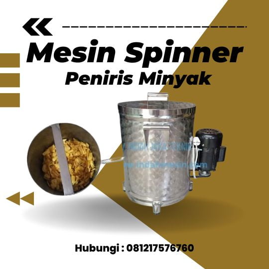 Jual Mesin Spinner Peniris Minyak Kabupaten Muara Enim