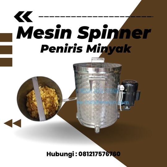 Jual Mesin Spinner Peniris Minyak Kabupaten Situbondo