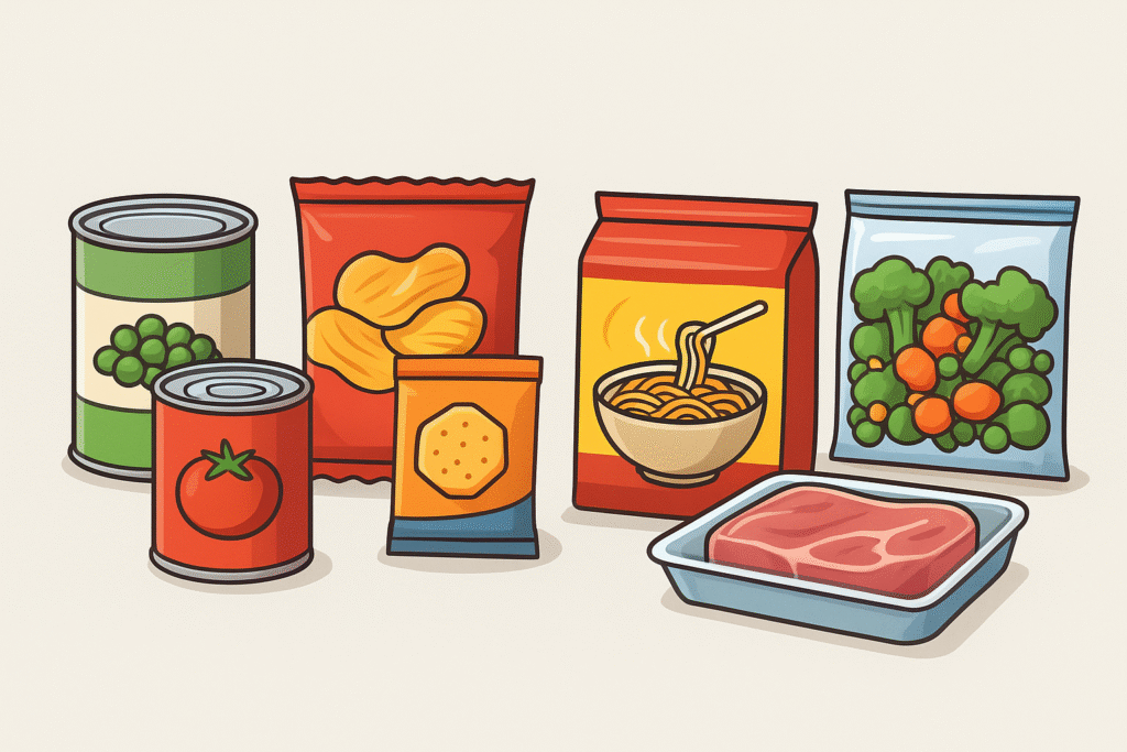 Contoh makanan dengan proses sterilisasi