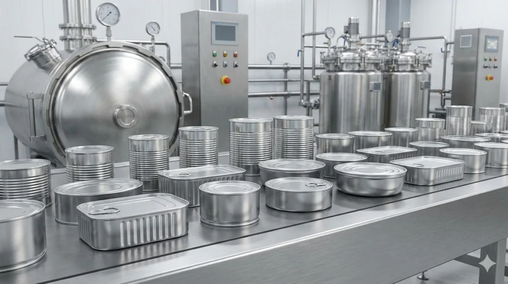 Jenis Kaleng Sterilisasi Retort